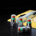 غطاء صمام الإطار بمؤشر ضغط الهواء 36 PSI (2.4 بار)